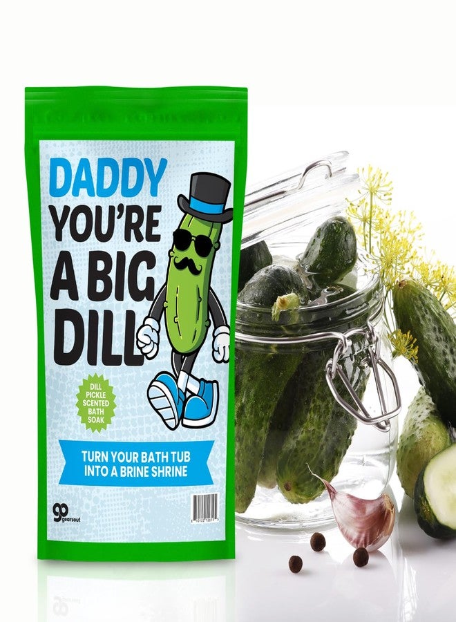 Gears Out Daddy Big Dill Pickle Bath Soak - Weird Bath Products for Pickle Lovers - to Dad from Daughter or Son - Relaxing Gifts for Men - Image 5
